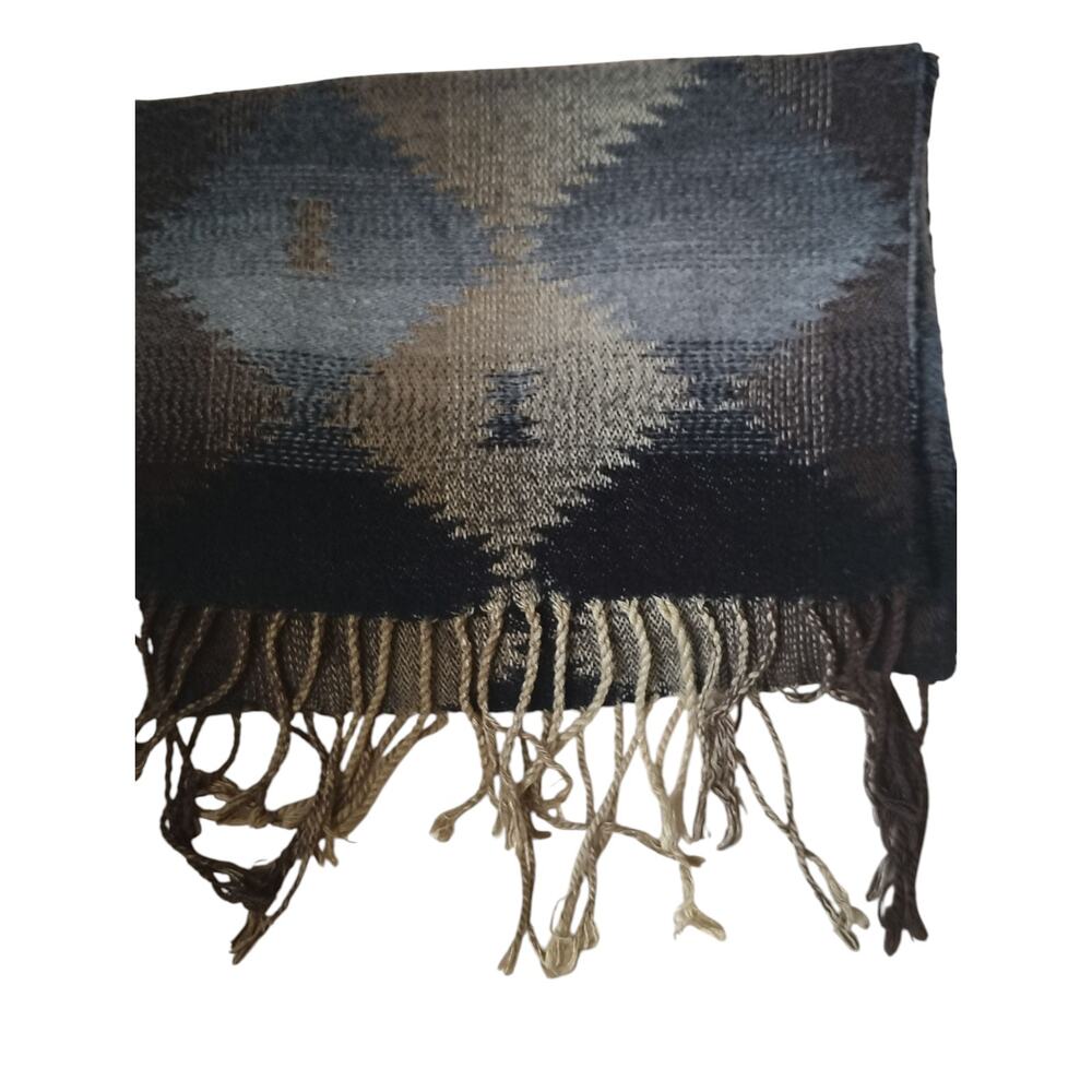 Cejon Scarf Black Gray  Mens OS